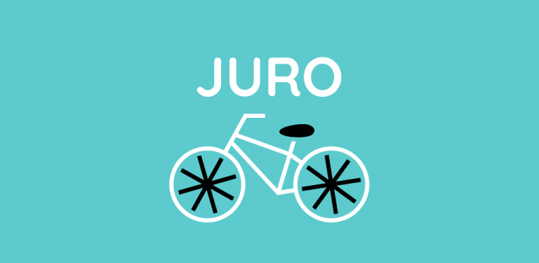 JURO-kaupunkipyörien logo.